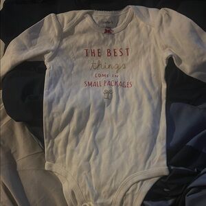 Carter's White and Red Baby Bodysuit - Best Things Design